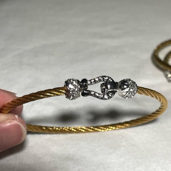 Jewelry - BNWOT gold buckle bracelet